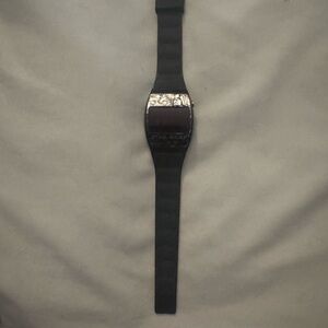 Star Wars Black Digital Wristwatch with Metallic Accent